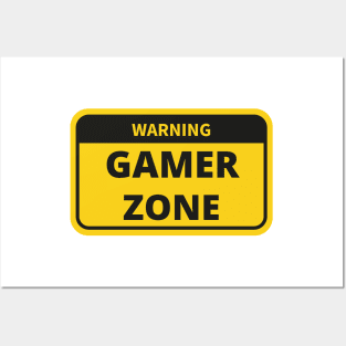 gamer zone Posters and Art